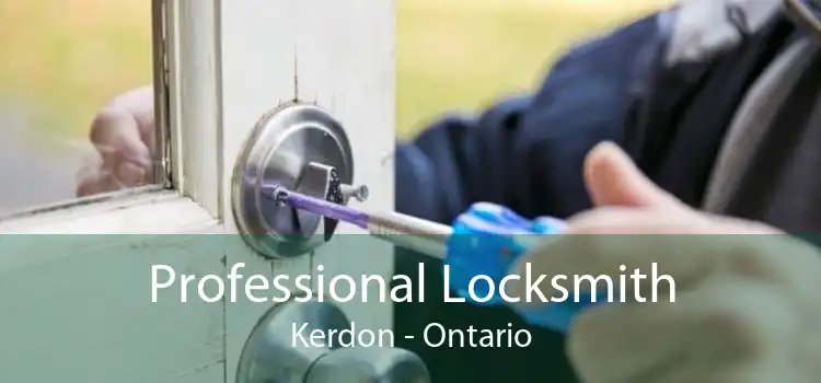 Professional Locksmith Kerdon - Ontario